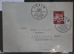Deutsches Reich 862 Als Ersttagsbrief Stempel Lübeck #BC690 - Autres & Non Classés