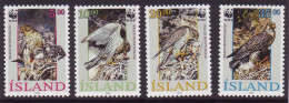 Iceland 1992 MiNr. 776 - 779 Island Birds Gyrfalcon (Falco Rusticolus) WWF 4v MNH** 5.50 € - Sonstige & Ohne Zuordnung