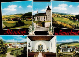 73942430 Allendorf_Sauerland_Sundern Panorama Kirche Inneres Teilansichten - Sundern