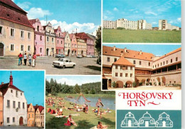 73942397 Horsovsky_Tyn_Bischofteinitz_CZ Motive Stadtzentrum Hochhaeuser Badestr - Czech Republic