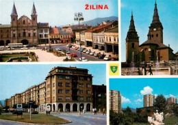 73942378 Zilina_Sillein_Silein_SK Motive Stadtzentrum Kirche Wohnsiedlung Hochha - Slovaquie