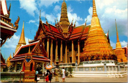 2-5-2024 (3 Z 36) Thailand (posted To France Wit King Stamp)  Temple In Bangkok - Thailand