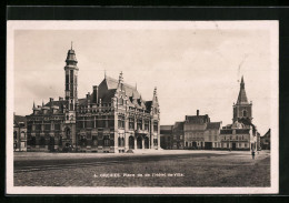 CPA Orchies, Place De L`Hôtel-de-Ville  - Orchies