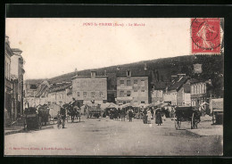 CPA Pont-St-Pierre, Le Marché  - Other & Unclassified