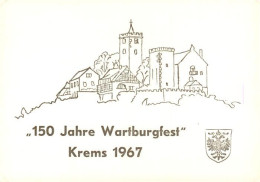 73901393 Krems Donau AT 150 Jahre Wartburgfest Kuenstlerkarte  - Autres & Non Classés