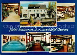 73862752 Orscholz Hotel Restaurant Zur Saarschleife Gastraeume Hallenbad Orschol - Sonstige & Ohne Zuordnung