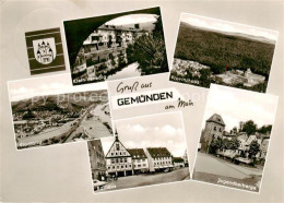 73862694 Gemuenden  Main Klein Venedig Provinzhaus Stadtbild Rathaus Jugendherbe - Gemuenden