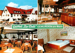 73862691 Gemuenden  Main Gasthof Zur Linde Gastraeume Zimmer  - Gemünden