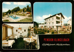 73862648 Neukirchen Knuellgebirge Pension Klingelbach Gastraum Wassertreten Neuk - Autres & Non Classés