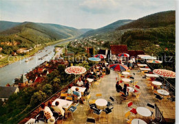 73829466 Hirschhorn Neckar Schloss Hotel Auf Der Burg Terrasse  Hirschhorn Necka - Autres & Non Classés