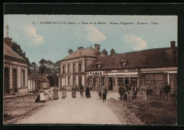 CPA Illiers-l`Évêque, Place De La Mairie, Maison Fageole, Epicerie-Tabac  - Other & Unclassified