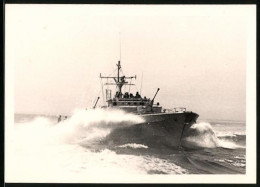 Fotografie Bundesmarine, Torpedo-Schnellboot Auf See  - Oorlog, Militair