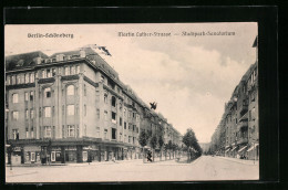 AK Berlin-Schöneberg, Martin Luther-Strasse, Stadtpark-Sanatorium  - Schöneberg