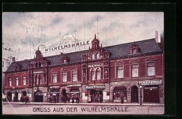 AK Hamburg-St. Pauli, Wilhelmshalle Mit Schiesshalle  - Mitte