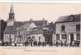 Courtalain (28 Eure Et Loir) Procession De La Fête Dieu - édit. Lecomte Carte Précurseur - Courtalain