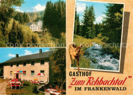 73755060 Grafengehaig Gasthof Zum Rehbachtal Gartenterrasse Baechlein Grafengeha - Autres & Non Classés