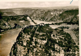 73754959 St Goarshausen Fliegeraufnahme Mit Loreley Am Rhein St Goarshausen - Loreley