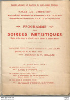 Programme ORLEANS Soirées Artistiques Theatre BSPP Pompiers Musique Partition - Programas