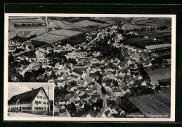 AK Hermaringen, Ortsansicht Vom Flugzeug Aus, Gasthaus Zum Ochsen  - Andere & Zonder Classificatie