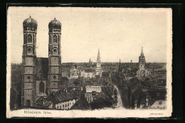 Künstler-AK München, Frauenkirche  - Andere & Zonder Classificatie