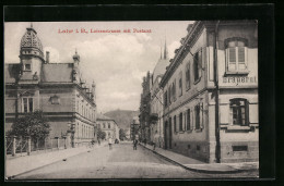 AK Lahr I. B., Luisenstrasse Mit Postamt  - Lahr