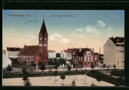 AK Finsterwalde, Kath. Kirche Mit Pfarre  - Finsterwalde