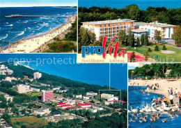 73754706 Kolobrzeg Kolberg Ostseebad Pro Vita Hotel Zdrojowy Fliegeraufnahme Str - Polonia