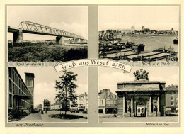 73754652 Wesel Rhein Rheinbruecke Berliner-Tor Rathaus  Wesel Rhein - Wesel