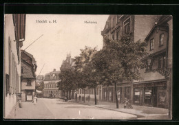 AK Frankfurt-Höchst, Marktplatz Mit Geschäft  - Frankfurt A. Main