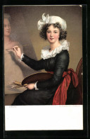 Künstler-AK Selbstportrait Von Elisabeth Lebrun, 1755-1842  - Artiesten