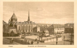 73754254 Essen  Ruhr Burgplatz M. Muensterkirche  - Essen