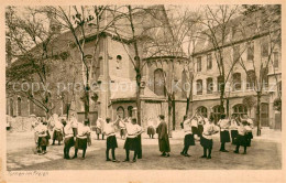 73754218 Essen  Ruhr Kath. Lyzeum U. Oberlyzeum Turnen-im-Freien  - Essen