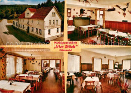 73646009 Reichelsheim Odenwald Waldgaststaette Vier Stoeck Restaurant Reichelshe - Sonstige & Ohne Zuordnung