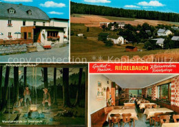 73645993 Kleinwendern Gasthof Pension Riedelbauch Restaurant Wandgemaelde Fichte - Autres & Non Classés