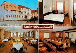 73645973 Werneck Hotel Krone Post Restaurant Fremdenzimmer Werneck - Autres & Non Classés