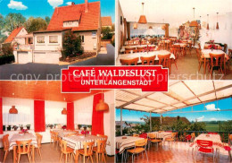 73645941 Unterlangenstadt Gasthaus Waldeslust Restaurant Terrasse Unterlangensta - Autres & Non Classés