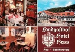 73645790 Aua Landgasthof Hotel Hess Restaurant Wappen Aua - Autres & Non Classés