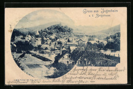 AK Jugenheim A. D. Bergstrasse, Fliegeraufnahme Des Ortes  - Autres & Non Classés