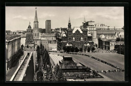AK Moskau, Red Square, Kremlmauer  - Rusia