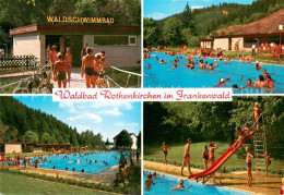 73645525 Rothenkirchen Oberfranken Waldbad Rothenkirchen Freibad Rutsche Rothenk - Sonstige & Ohne Zuordnung