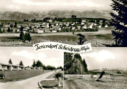 73645486 Scheidegg Allgaeu Feriendorf Scheidegg Bungalows Spielplatz Scheidegg A - Sonstige & Ohne Zuordnung