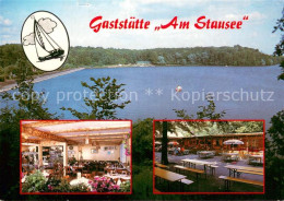 73645363 Fockendorf Altenburg Gaststaette Am Stausee Gastraum Freiterrasse Focke - Other & Unclassified