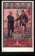 Künstler-AK Leipzig, XII. Deutsches Turnfest 12.-16. Juli 1913, Festliche Begrüssung  - Sonstige & Ohne Zuordnung