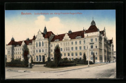 AK Bautzen, Justiz-Gebäude Am König-Friedrich-August-Platz  - Bautzen