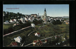 AK Johanngeorgenstadt, Generalansicht Der Stadt, Blick Zur Kirche  - Johanngeorgenstadt