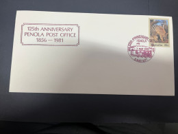 2-5-2024 (3 Z 39) Australian Postmark On Cover - 1981 -  (2 Covers) - Penola Post Office 125th Anniversary - Altri & Non Classificati