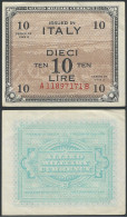 1943 Allied Military Currency Lire 10  SUP Rif. AM 10B Gigante - Autres & Non Classés