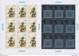 2003 EUROPA CEPT Macedonia N.2  Minifogli "Arte Manifesti"  MNH** - Sonstige & Ohne Zuordnung