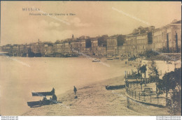 T110 Cartolina Messina Citta' Piazzetta Vista Dal Giardino E Mare 1908 - Messina