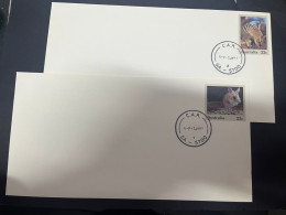 2-5-2024 (3 Z 39) Australian Postmark On Cover - 1981 - C.A.R (1 & 2) Relief Postmark (2 Covers) - Other & Unclassified